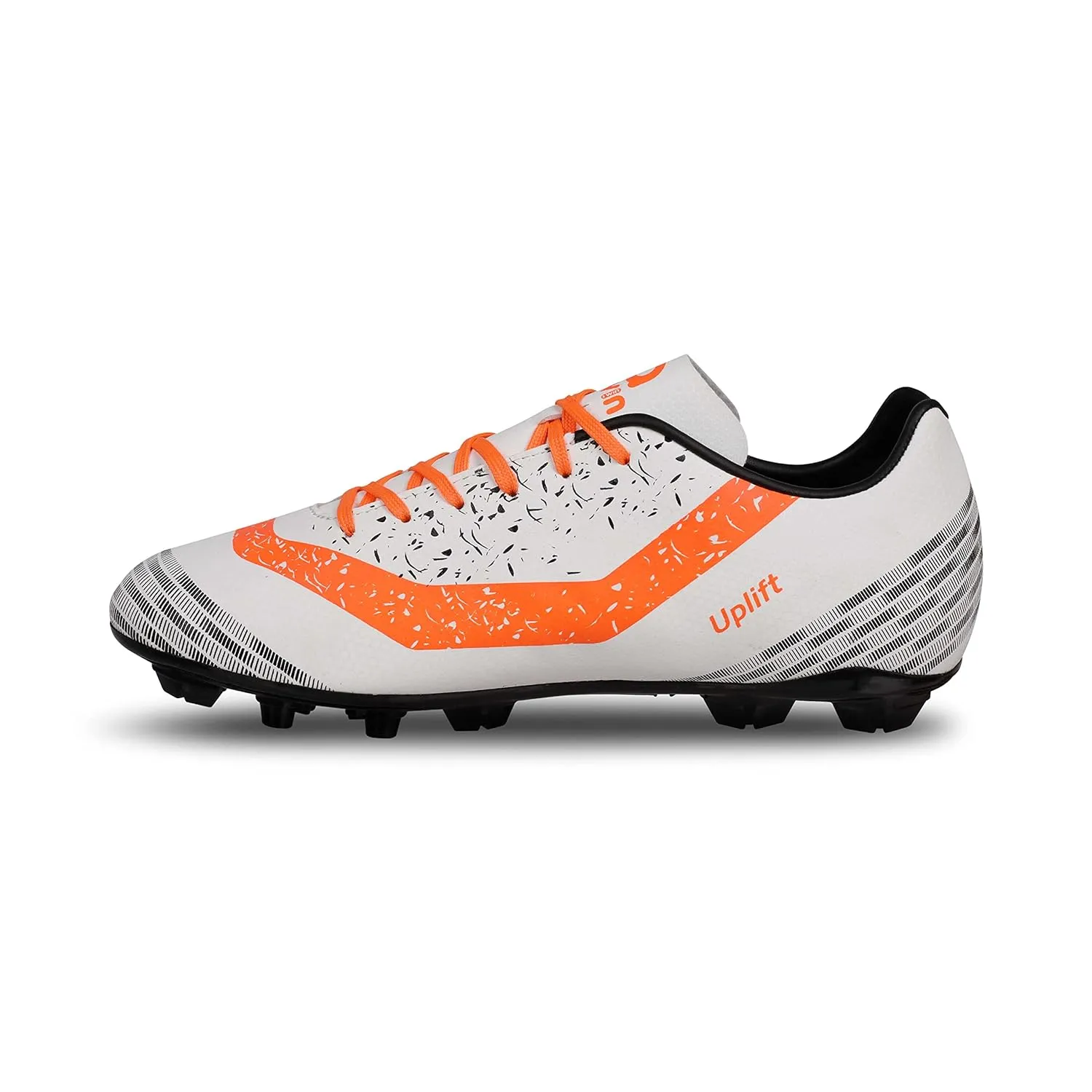 Uplift Football Stud Football Shoes For Men (White | Orange)