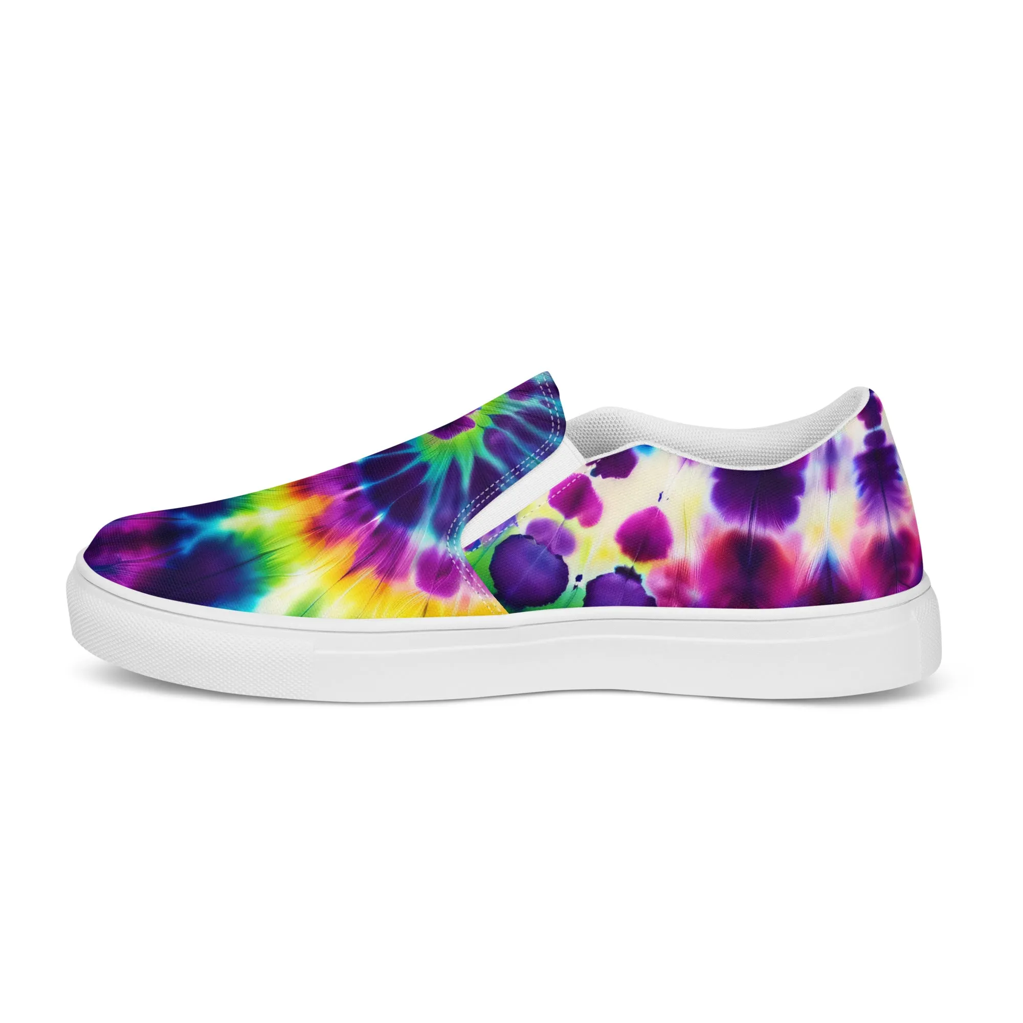 Women’s Slip-On Shoes Rainbow Swirl